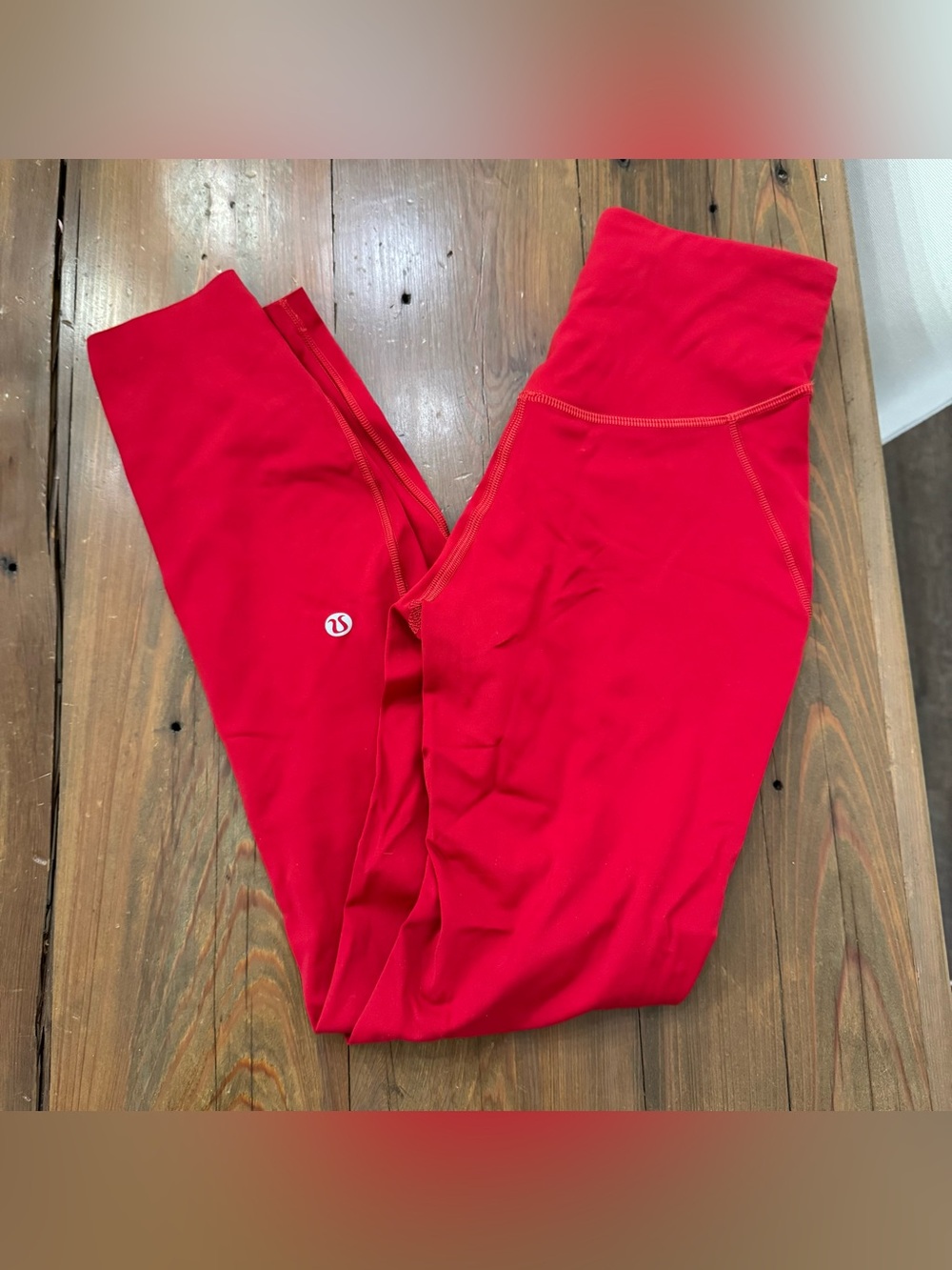 lulelemon athletica Base Pace High-Rise Crop 23" Red Leggings